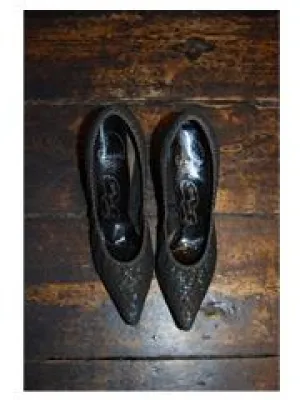 1950s Sparkly Party Shoes