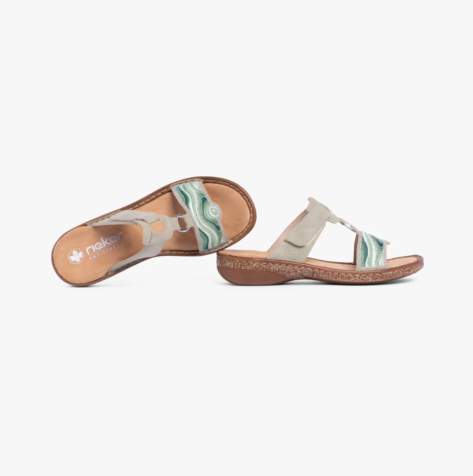 62829-52 Womens Sandals Green