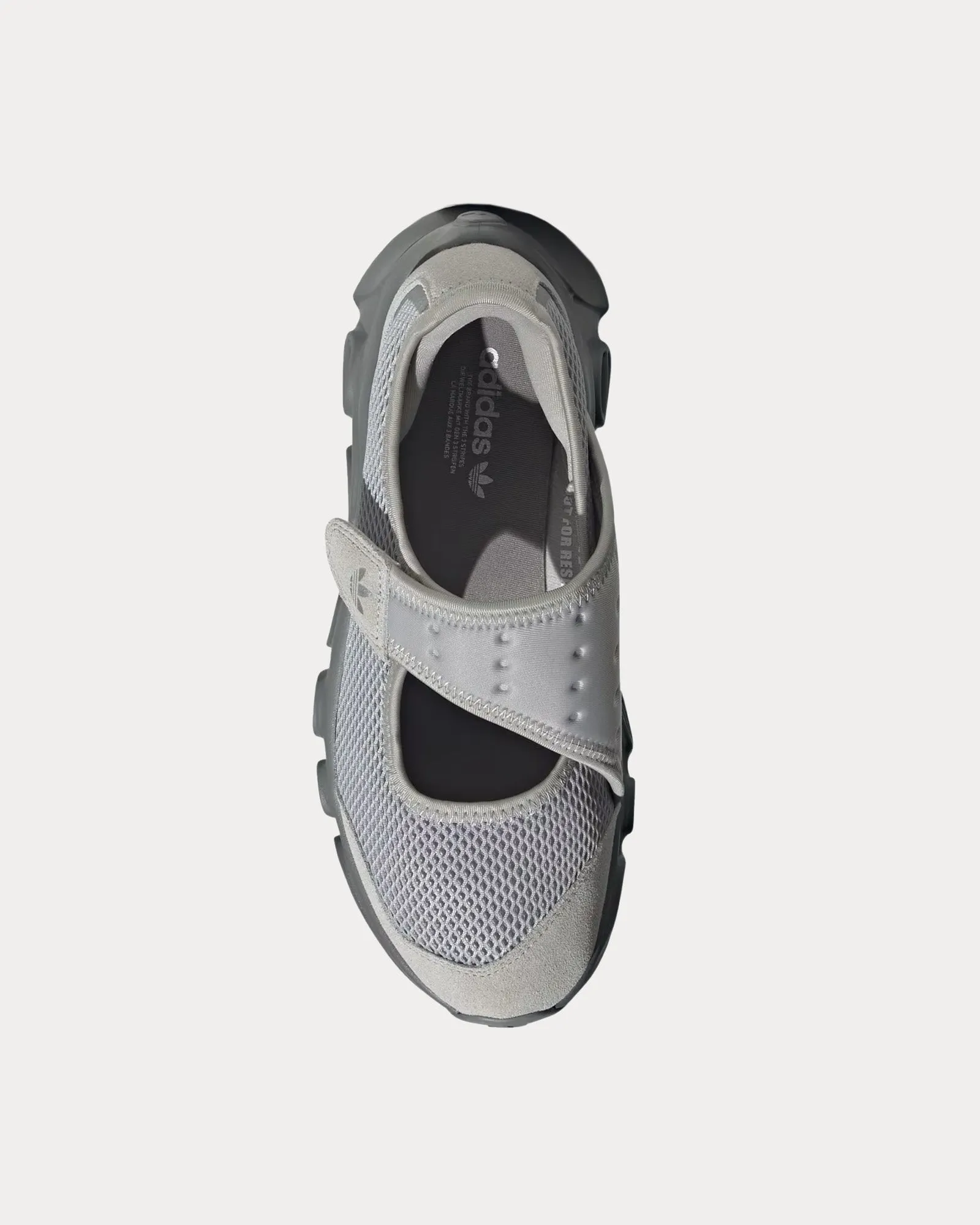 Adifom Megajane Grey Three / Grey Two / Silver Metallic Slip On Sneakers