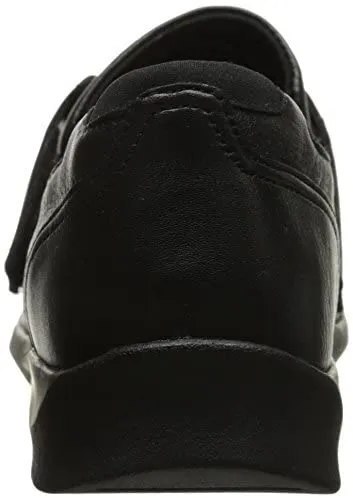 Apex Women's Evelyn Hook & Loop Loafers Black Size 7.5