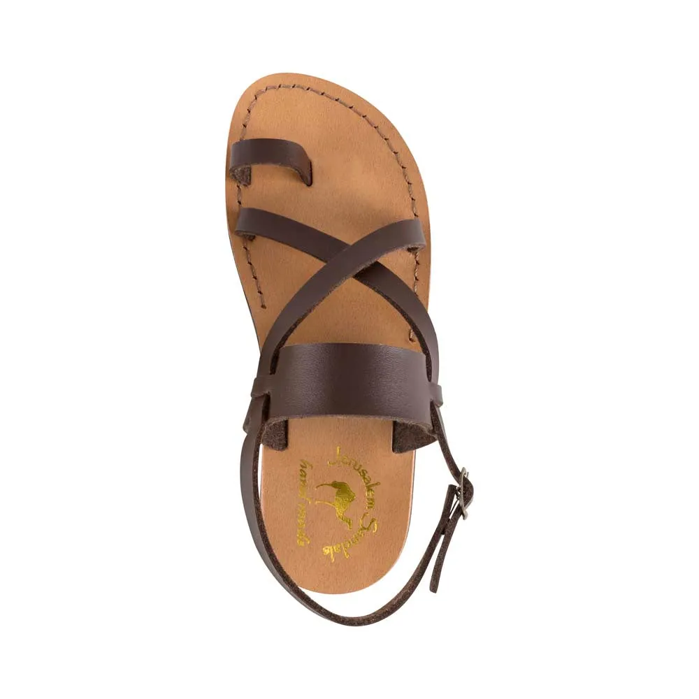 Bethany Vegan - Leather Alternative Sandal | Brown