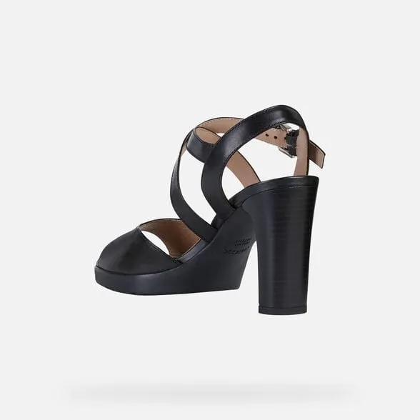 GEOX Women D Annya H. Sand Black