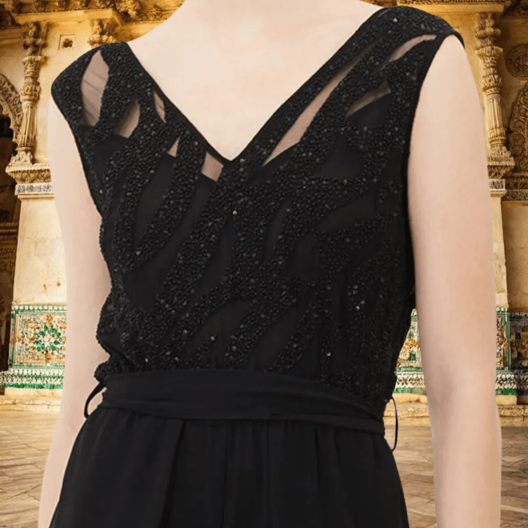 Long Tail Beaded Playsuit