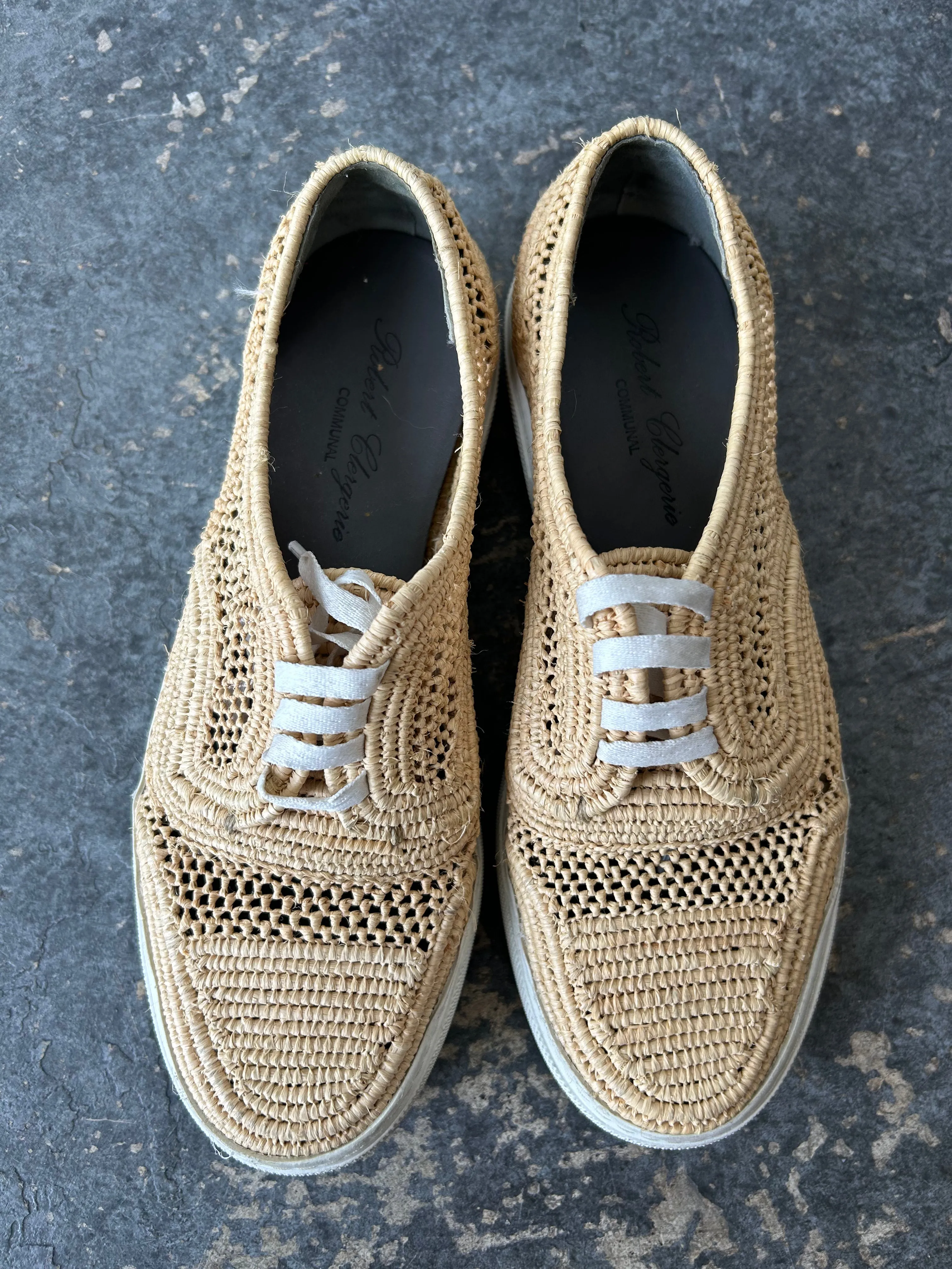 Robert Clergerie Woven Wicker Shoes