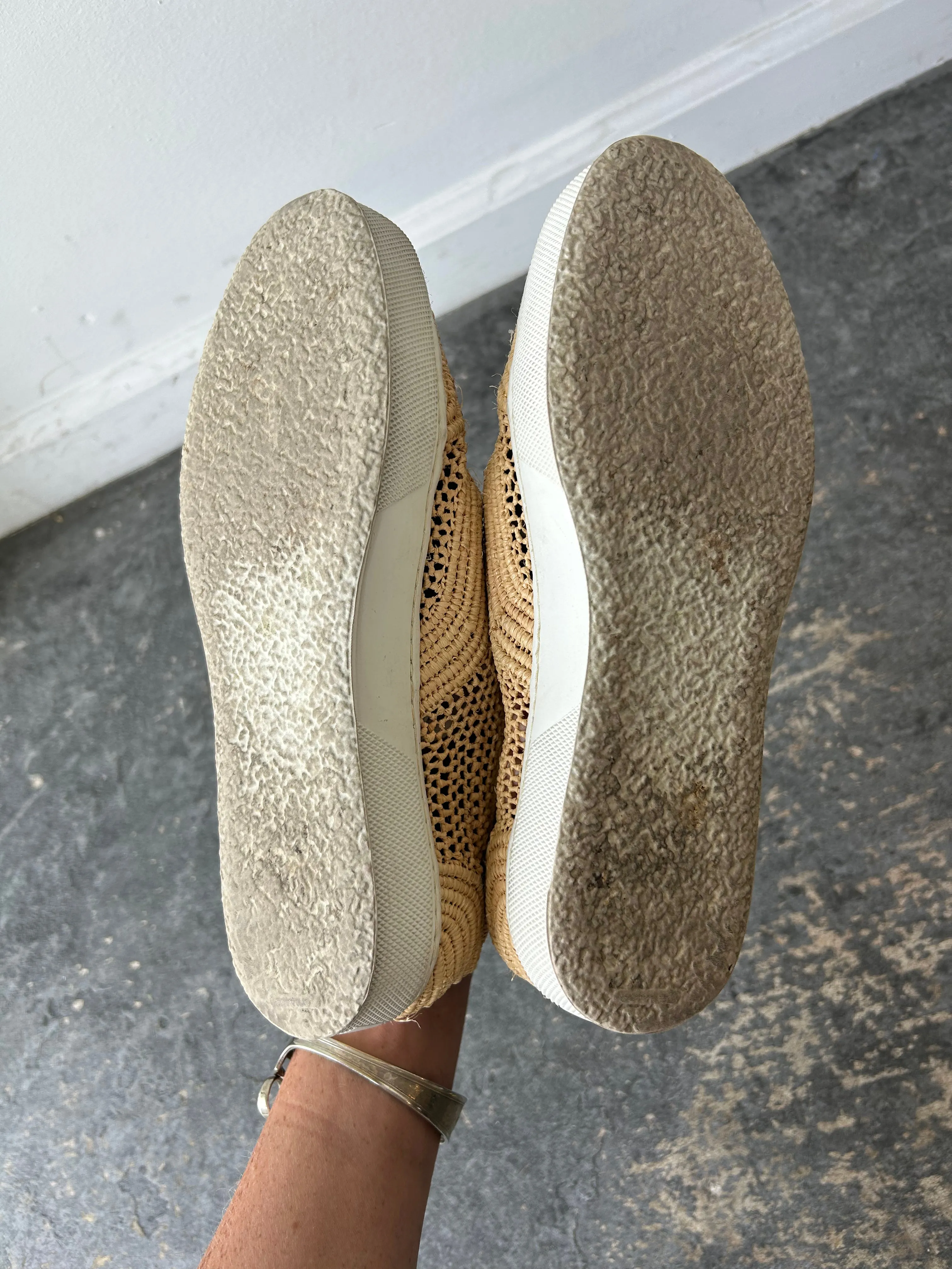 Robert Clergerie Woven Wicker Shoes