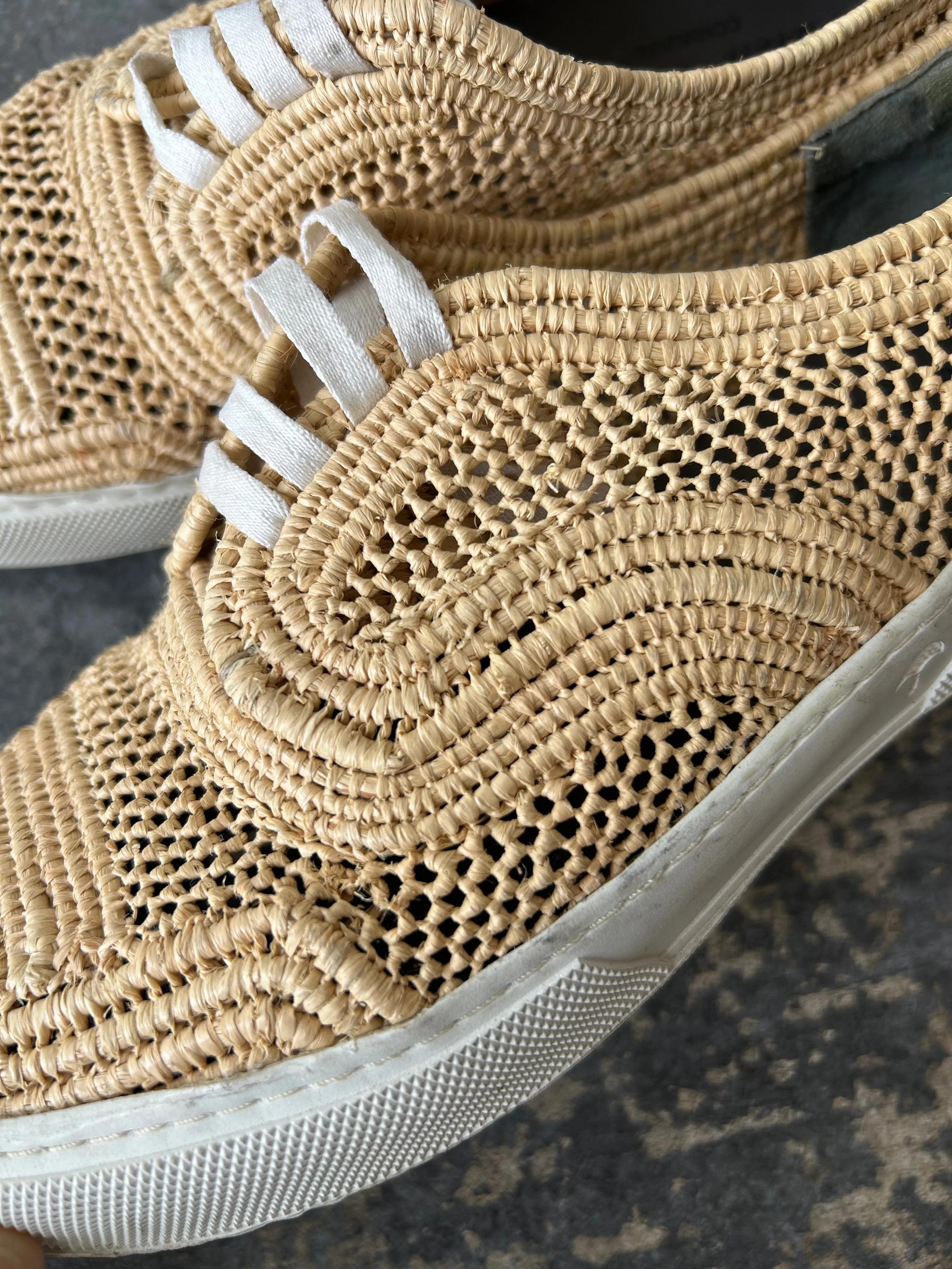 Robert Clergerie Woven Wicker Shoes