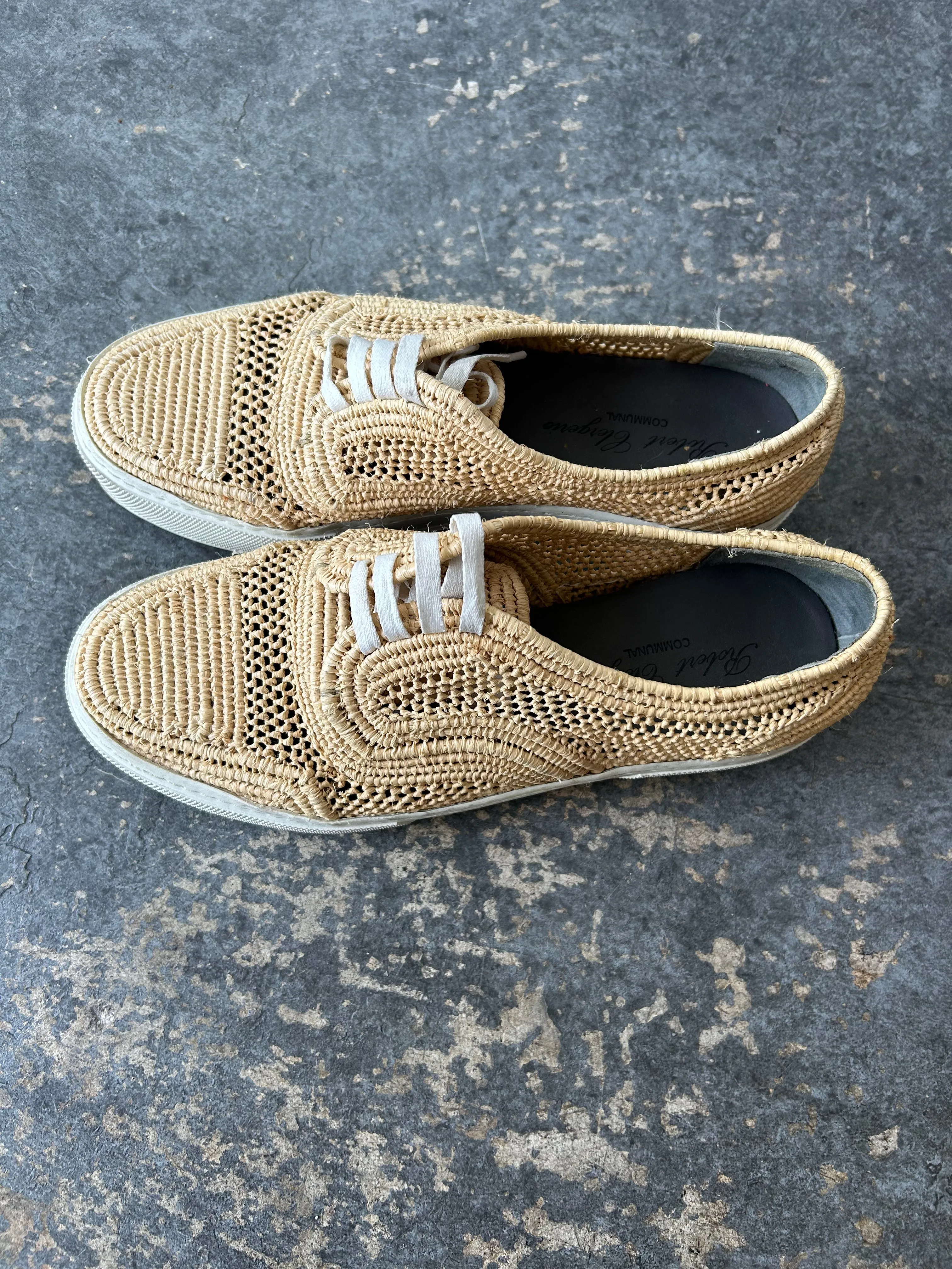 Robert Clergerie Woven Wicker Shoes