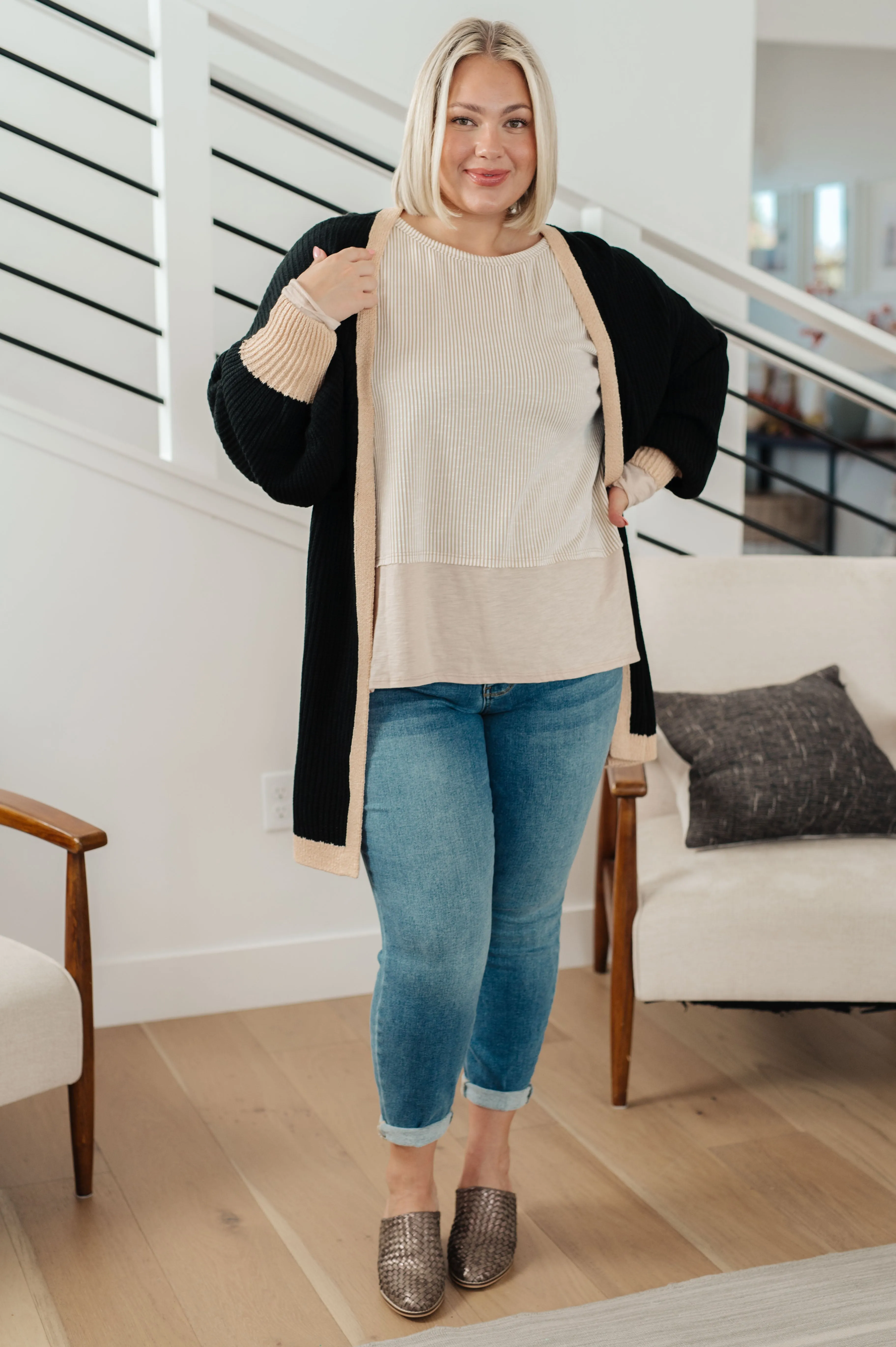 SP24- Changing the Game Oversized Cardigan (Reg & Curvy)