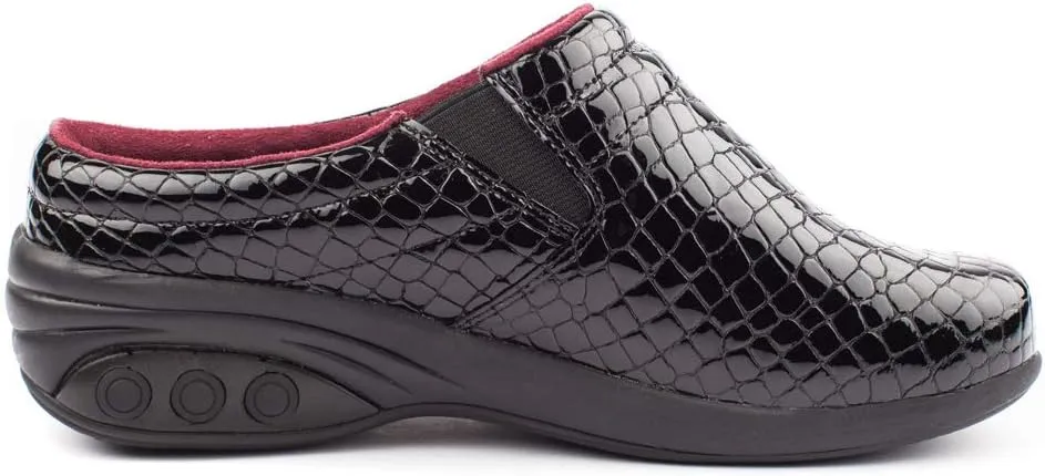 Therafit Molly Women's Arch Support Leather Clog - for Plantar Fasciitis/Foot Pain