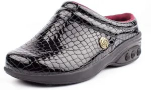 Therafit Molly Women's Arch Support Leather Clog - for Plantar Fasciitis/Foot Pain