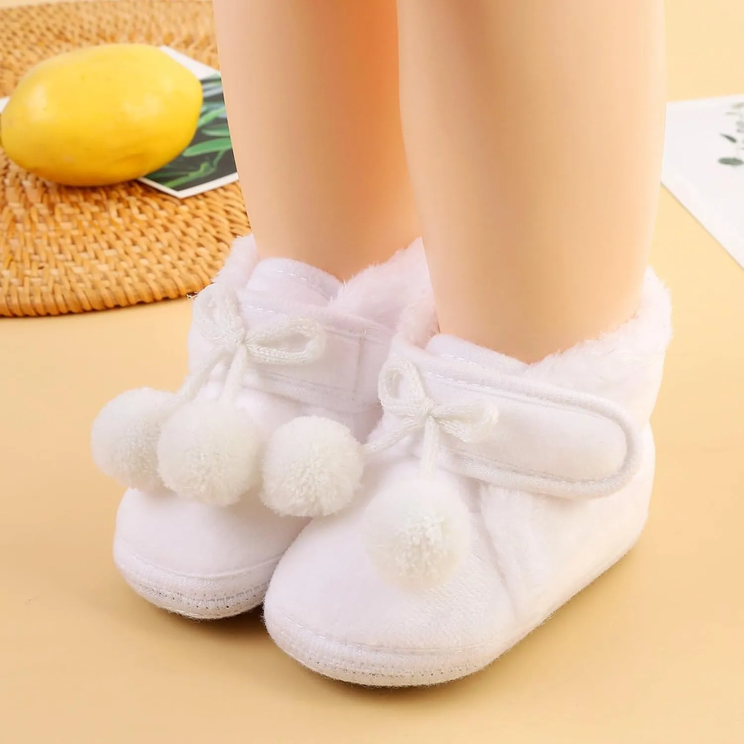 Unisex Organic Cotton Baby Booties Infant Shoes Slipper Sock Soft Baby Socks Infant First Walkers Crib Shoes