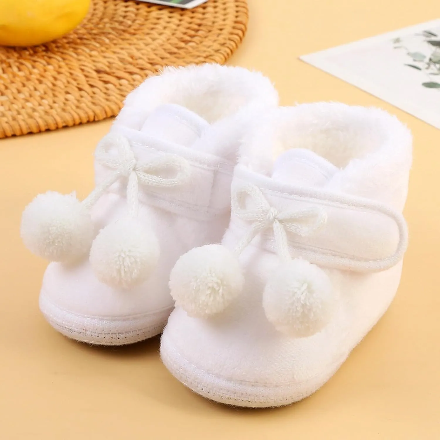 Unisex Organic Cotton Baby Booties Infant Shoes Slipper Sock Soft Baby Socks Infant First Walkers Crib Shoes