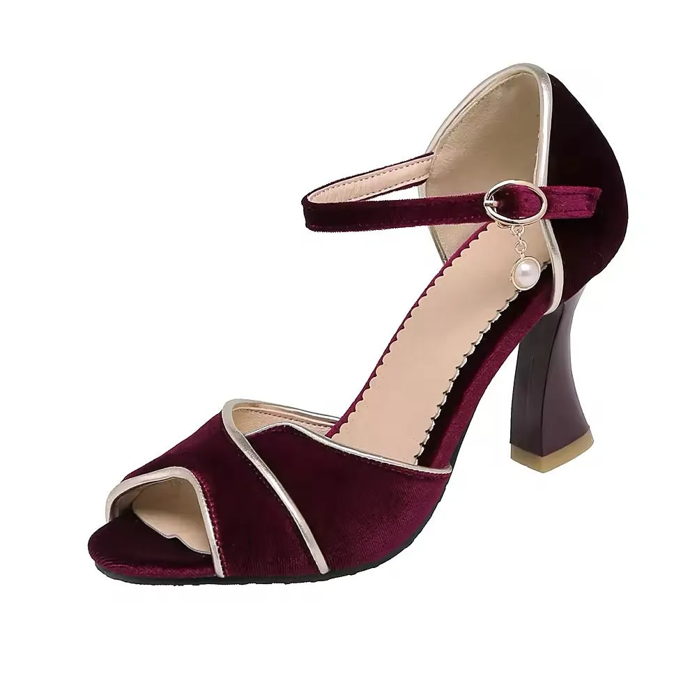 Velvet Vintage May Jane Heels