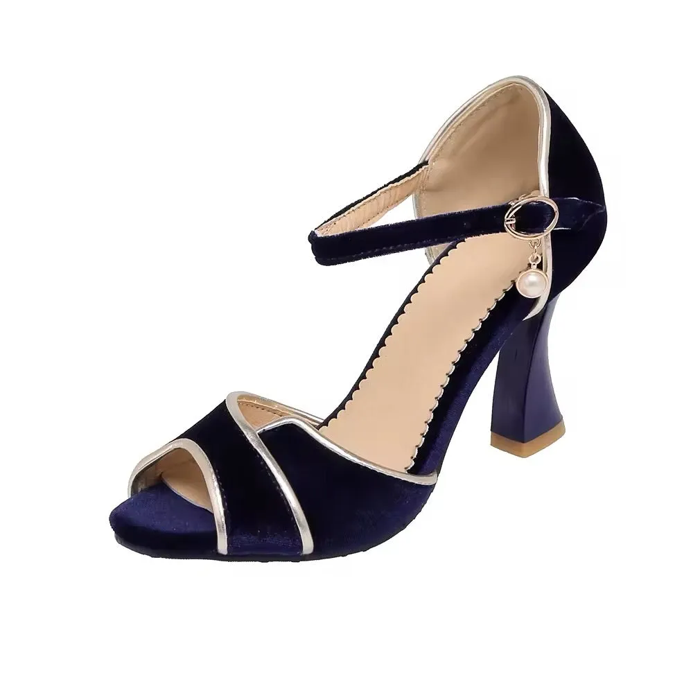 Velvet Vintage May Jane Heels