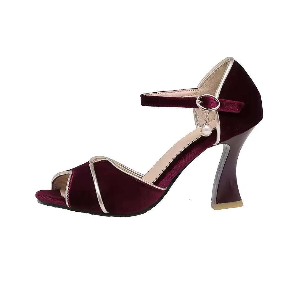 Velvet Vintage May Jane Heels