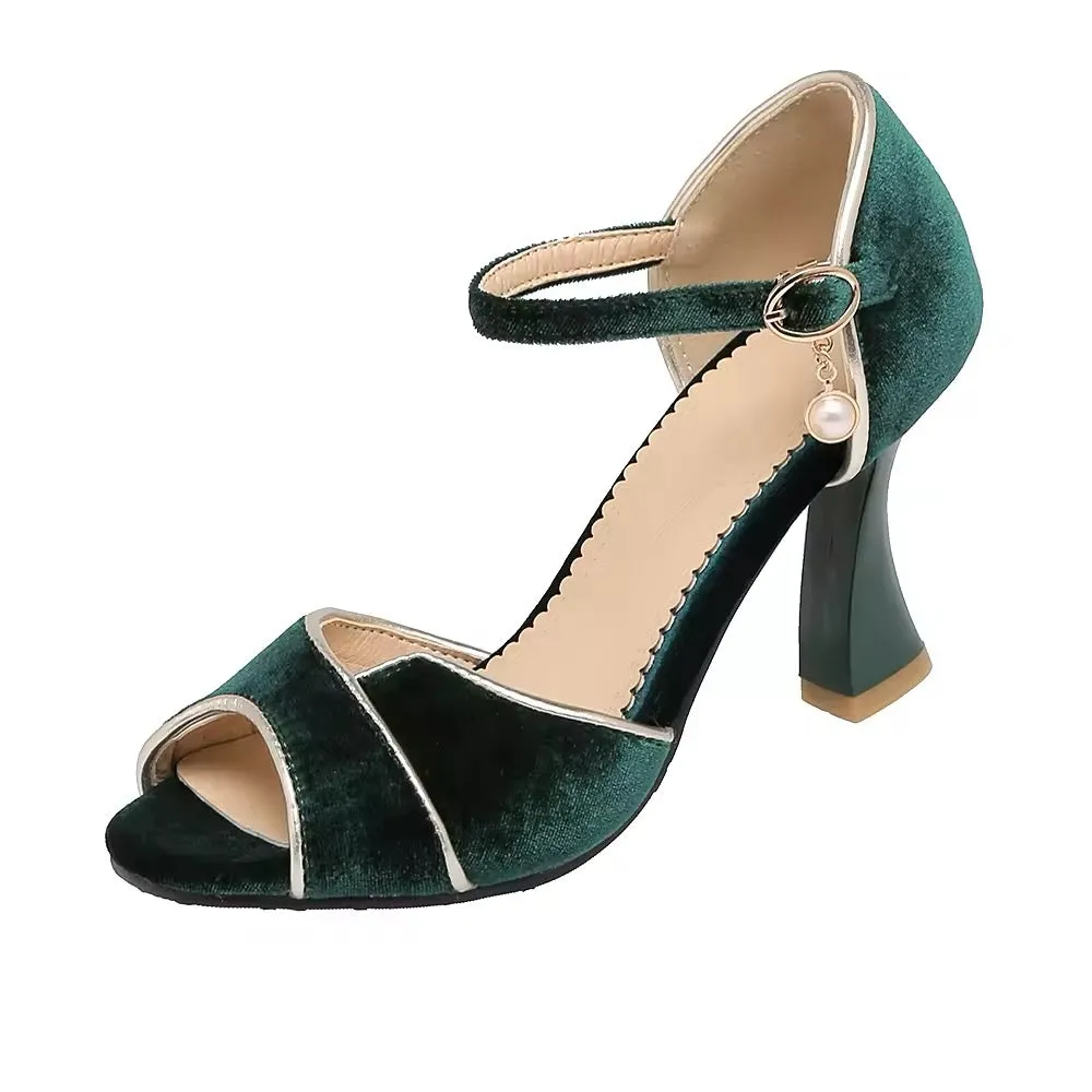 Velvet Vintage May Jane Heels