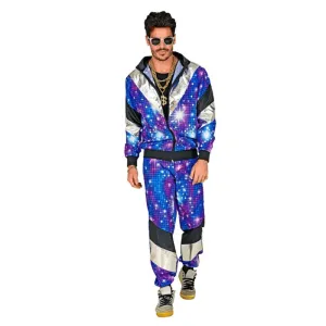 Vibrant 80's Party Shell Suit - Adult Costume for Retro Events