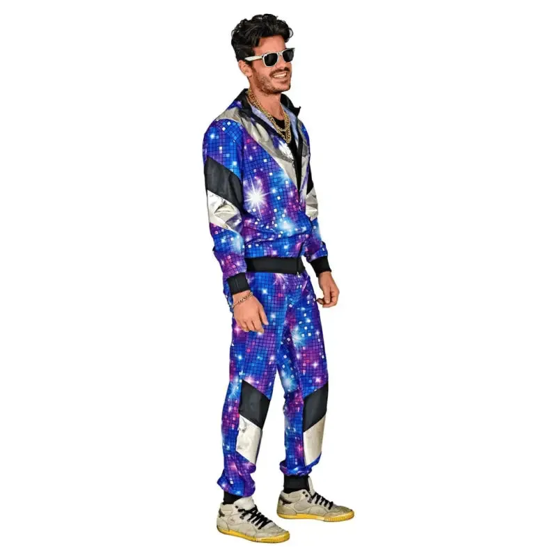 Vibrant 80's Party Shell Suit - Adult Costume for Retro Events