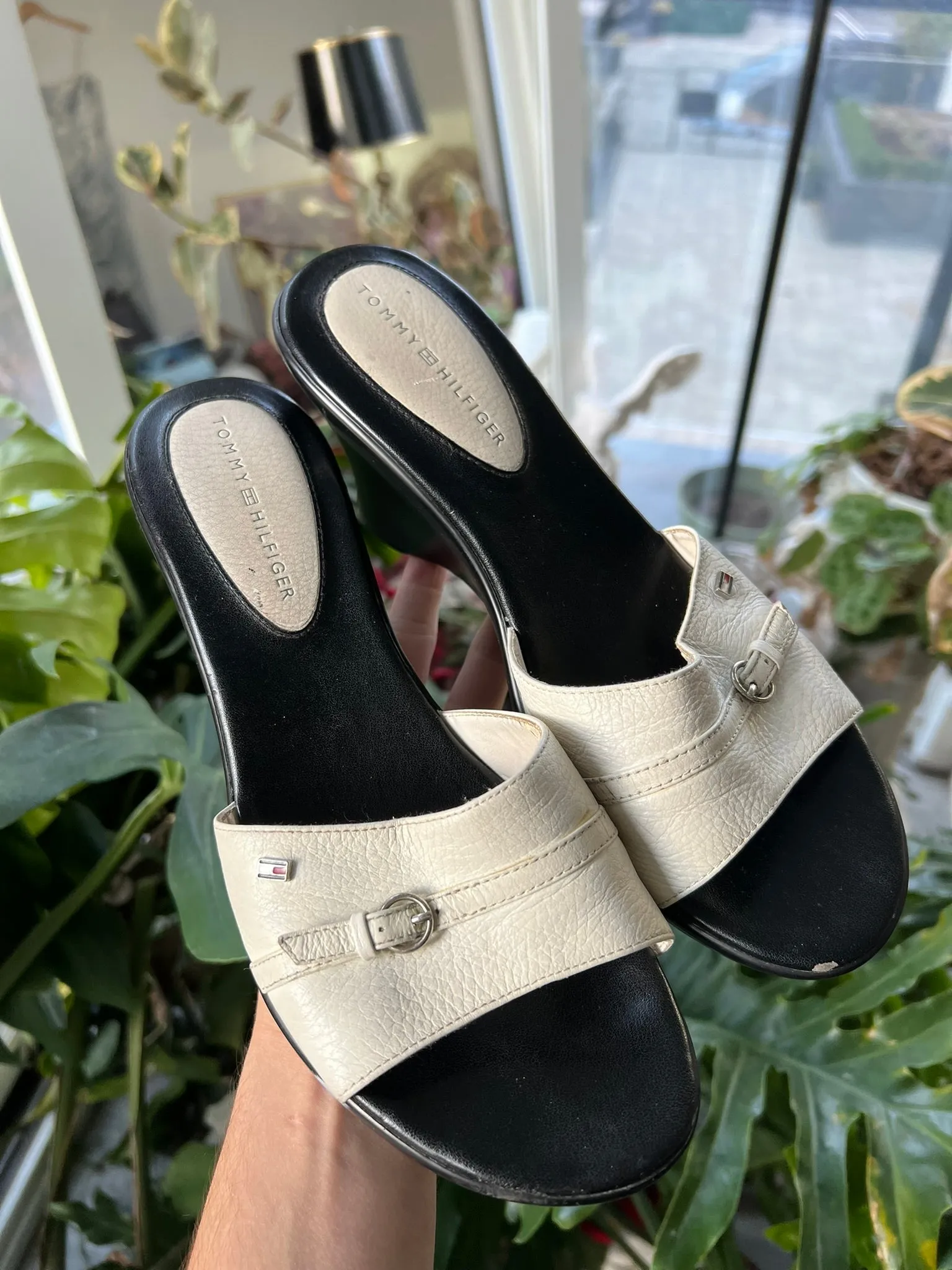 Vintage 2000s Tommy Hilfiger Wedge Sandals