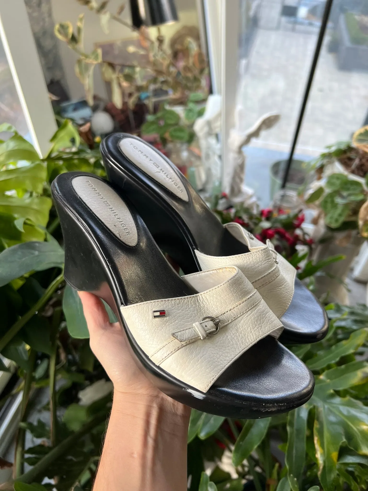 Vintage 2000s Tommy Hilfiger Wedge Sandals