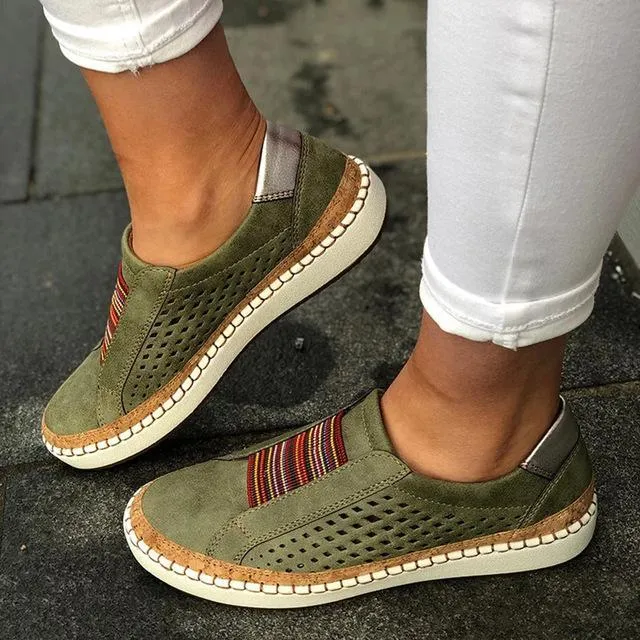Womens Breathable Flat Bottom Bunion Corrector Sneaker Shoes