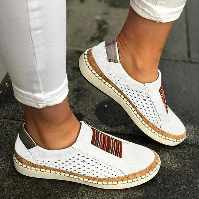 Womens Breathable Flat Bottom Bunion Corrector Sneaker Shoes