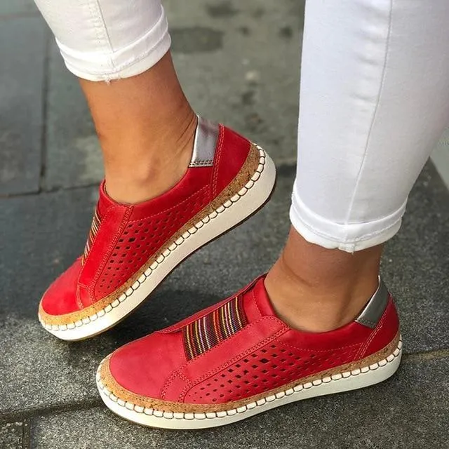 Womens Breathable Flat Bottom Bunion Corrector Sneaker Shoes