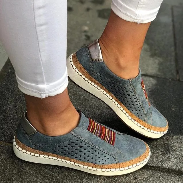 Womens Breathable Flat Bottom Bunion Corrector Sneaker Shoes